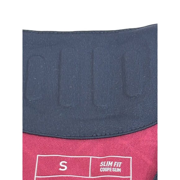 Adidas Royal Belgian Soccer Jersey S Slim Fit Burgundy Black Gold Short Sleeve - Picture 16 of 16